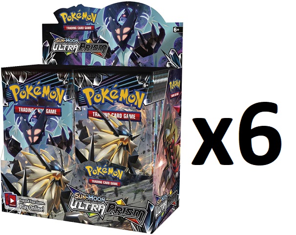 Pokemon SM5 Ultra Prism Booster Box CASE (6 Booster Boxes)